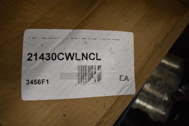 BRAND NEW SCRATCH AND DENT! Lot of Various Items Including Regency 460ECP8 NSF Chrome Post, 21430CWLNCL Cambro 30CWLN135 Camwear 1/3 Size Clear Polycarbonate FlipLid with Spoon Notch.  - Image 6 of 8