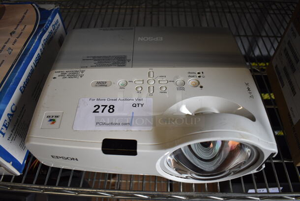 Epson Model H330A LCD Projector. 100-240 Volts, 1 Phase. 13x10.5x6 - Image 3 of 4
