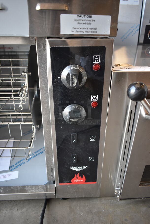 BRAND NEW SCRATCH AND DENT! Vollrath CGA 8008 40704 Stainless Steel Commercial Countertop Electric Powered 8 Bird Rotisserie Oven. Missing Door. 220 Volts, 1 Phase. - Image 4 of 6