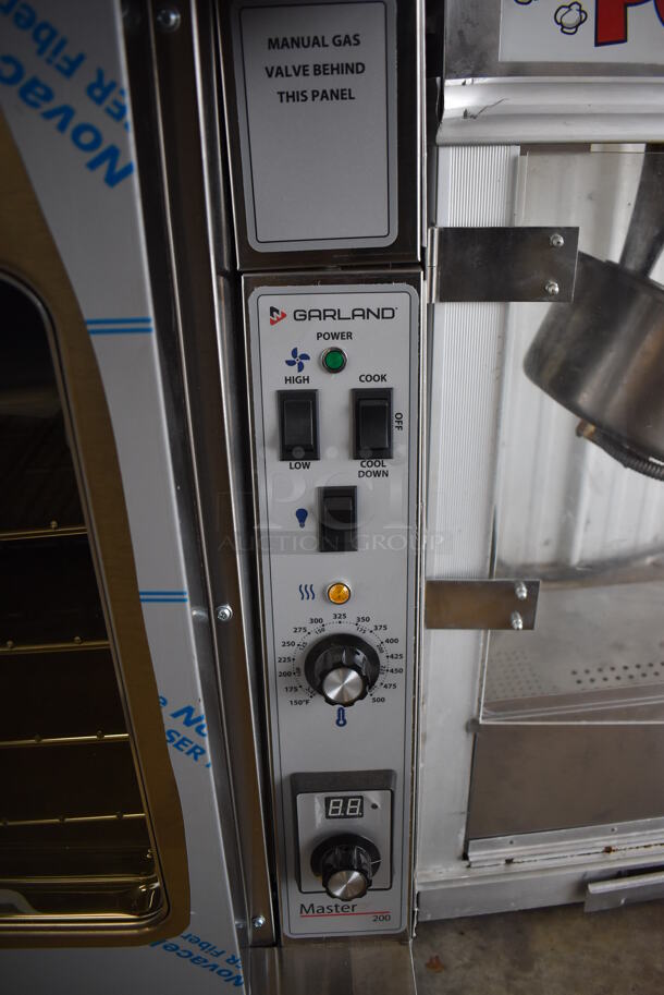 2 BRAND NEW SCRATCH AND DENT! 2022 Garland MCO-GS-10S Master 200 Natural Gas Powered Full Size Convection Ovens w/ View Through Doors, Metal Oven Racks and Thermostatic Controls. 60,000 BTU. 38x38x71. 2 Times Your Bid! - Image 11 of 12