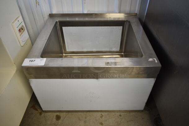 BRAND NEW SCRATCH AND DENT! Stainless Steel Commercial Mop Sink. No Legs. - Image 1 of 5