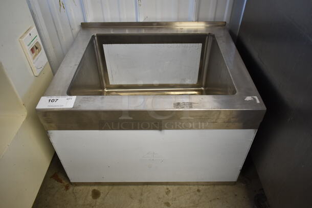 BRAND NEW SCRATCH AND DENT! Stainless Steel Commercial Ice Bin. No Legs. - Item #1075258