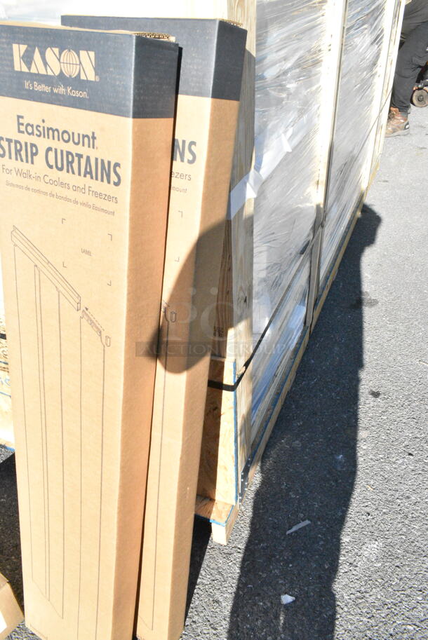 BRAND NEW! 2 American Panel Walk In Boxes; 7'x10' Cooler and 4'x10' Walk In Freezer That Make Up 1 
 11.5'x10' Combo Walk In Box w/ Bohn BEL0045BS6EEAB0200 230 Volt, 1 Phase Evaporator Fan, Bohn BEL0060BS6AMAB0200 230 Volt, 1 Phase Evaporator Fan, Copeland FFAL-A14Z-CFV-075 208-230 Volt, 1 Phase Compressor, Copeland Compressor, 2 Box Strip Curtains. 2 Times Your Bid! - Image 11 of 12