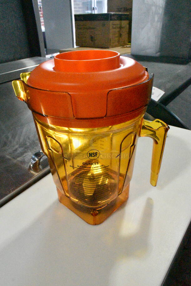 3 BRAND NEW SCRATCH AND DENT! Items Including Pampered Chef Close and Cut, 176CPDPM1BK Choice Black Stackable Countertop 8 - 44 oz. Cup Dispenser Cabinet - 1 Slot and Vitamix 120204 Orange Blender Pitcher. 3 Times Your Bid! - Image 4 of 12