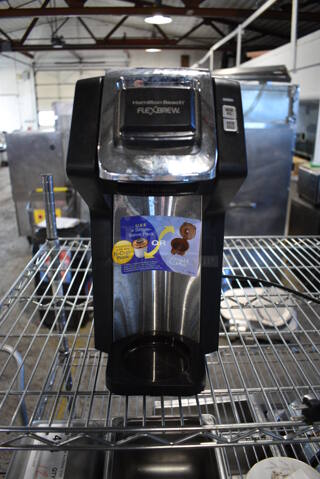 Hamilton Beach A122 FlexBrew Metal Countertop Single Cup Coffee Machine. 120 Volts, 1 Phase. 7x10x13