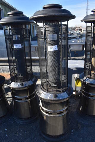Inferno SRPH68 Metal Floor Style Propane Gas Powered Outdoor Flame Heater. 36,000 BTU. 20x20x71