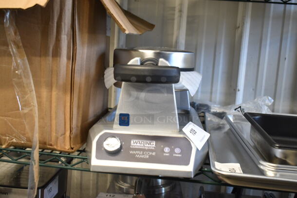 BRAND NEW SCRATCH AND DENT! Waring WWCM180 Single Waffle Cone Maker . 120 Volts, 1 Phase. Tested and Working! - Image 2 of 4