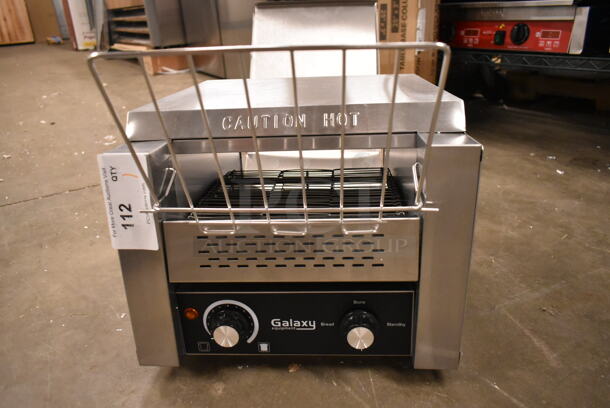 BRAND NEW SCRATCH AND DENT! 2022 Galaxy 177GCT10 Stainless Steel Conveyor Toaster with 3" Opening. 120 Volts, 1 Phase. Tested and Working! - Image 6 of 9
