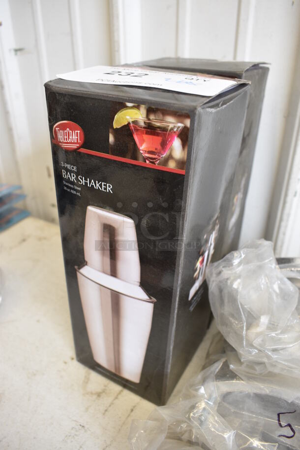 2 BRAND NEW IN BOX! Tablecraft Stainless Steel Bar Shakers. 2 Times Your Bid! - Image 2 of 3