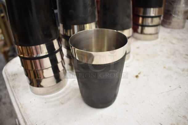 15 Metal Mixing Cups. 3.25x3.25x4.5. 15 Times Your Bid! - Image 1 of 3