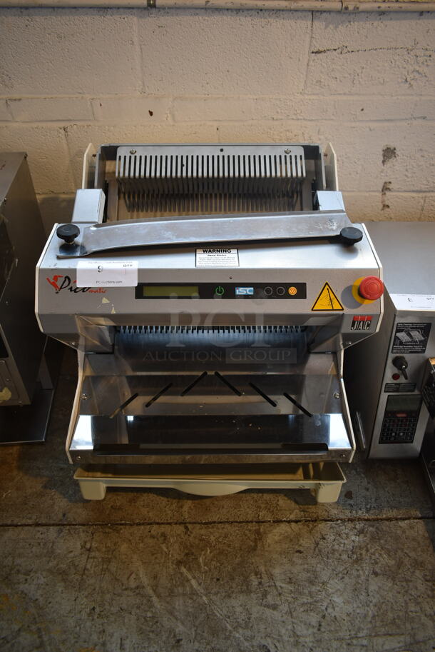 2014 JAC Pico MRL 450/12 Metal Commercial Countertop Bread Loaf Slicer. 110 Volts, 1 Phase. Tested and Working!