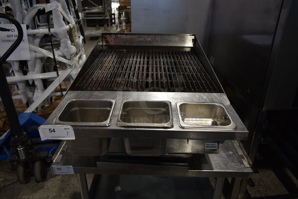 Star Ultra Max Stainless Steel Commercial Countertop Natural Gas Powered Charbroiler Grill.  - Image 1 of 7