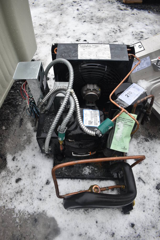 Copeland ASE32C3E-CAV-103 Metal Commercial Compressor. 208/230 Volts, 1 Phase. 19x23x13 - Image 1 of 3