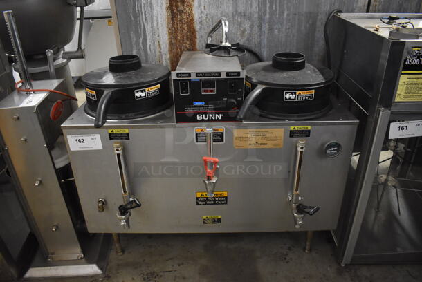 BUNN U3 S.S. Commercial Stainless Steel Countertop Low Volume Brewer Coffee Urn With 2 Brewers.  120/240V, 1 Phase.  - Image 1 of 6