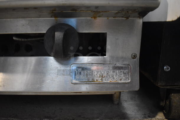 Thermatek Stainless Steel Commercial Countertop  Natural Gas Powered Charbroiler Grill. 48x31x14.5 - Image 3 of 7