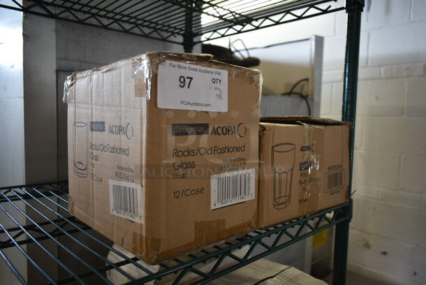 2 Boxes of BRAND NEW Acopa Beverage Glasses. 2 Times Your Bid! - Image 2 of 5