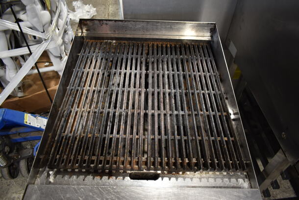 Star Ultra Max Stainless Steel Commercial Countertop Natural Gas Powered Charbroiler Grill.  - Image 4 of 7
