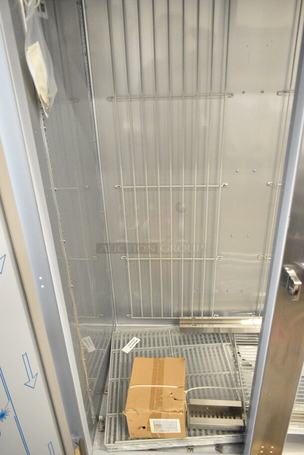 BRAND NEW SCRATCH AND DENT! Beverage Air HF3HC-1S Stainless Steel Horizon Series 78" Solid Door Reach-In Freezer. 115 Volts, 1 Phase. Tested and Working! - Image 7 of 11