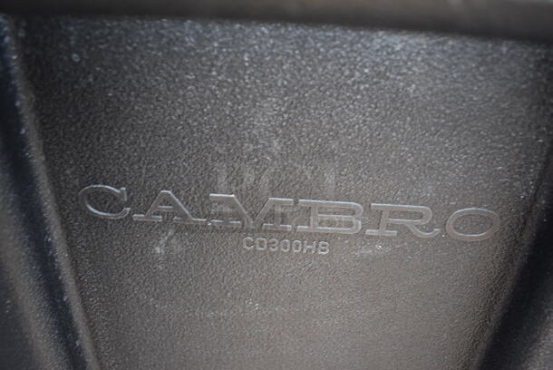 Cambro CD300HB Black Poly Cart on Commercial Casters. 24x29x37 - Image 6 of 6