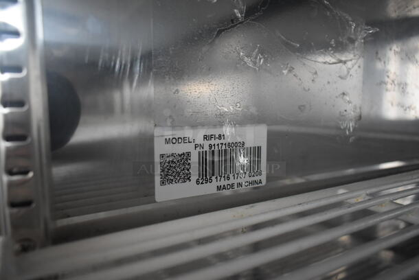 Universal RIFI-81 81" Stainless Steel Three Solid Door Reach-In Freezer, 72 Cu. Ft. Tested and Does Not Power On. - Image 7 of 9