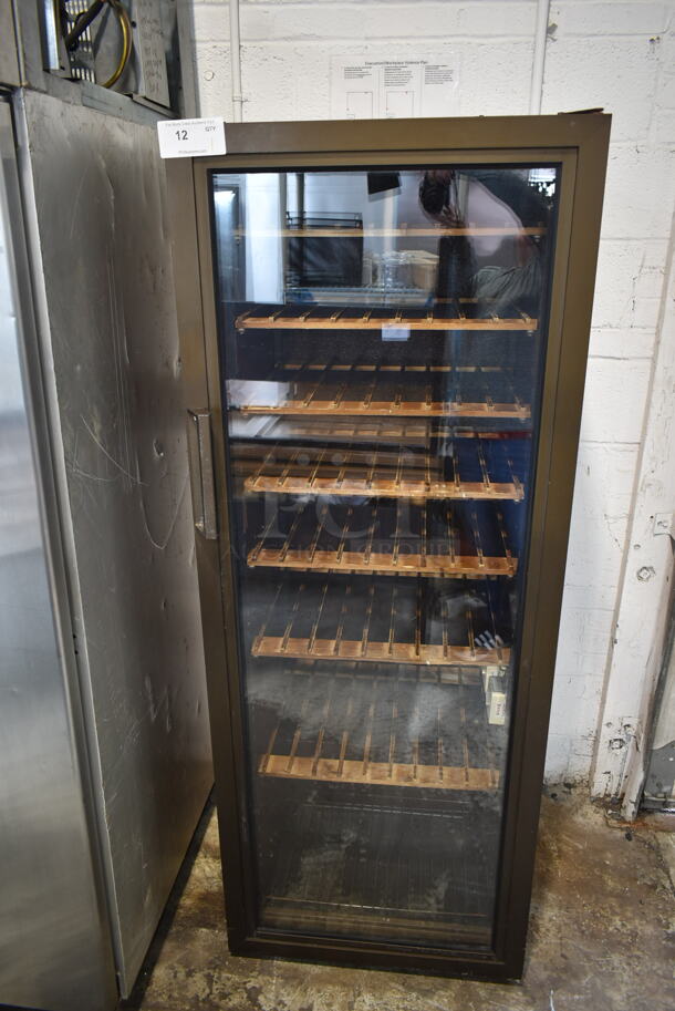 Eurocave V250 STD Metal Commercial Single Door Reach In Wine Chiller Merchandiser. 110 Volts, 1 Phase. Tested and Does Not Power On