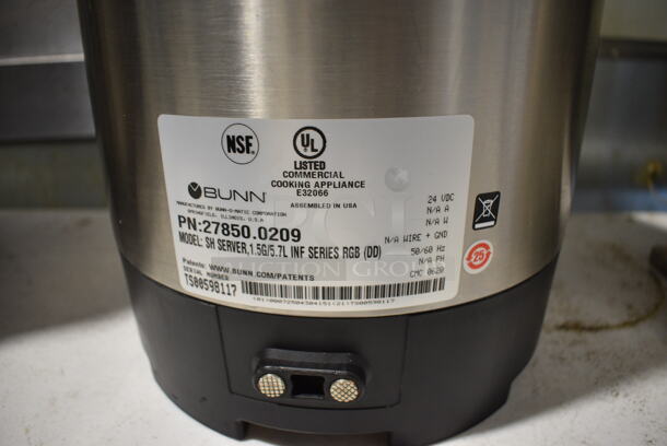 2020 Bunn Model SH SERVER Stainless Steel Commercial Coffee Satellite Servers. 9x13x15 - Image 4 of 4