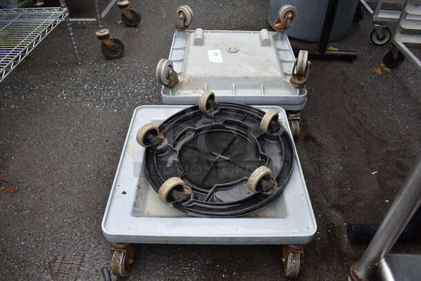 4 Various Poly Caddies; 3 Dish and 1 Trash Can. 4 Times Your Bid! - Image 1 of 3