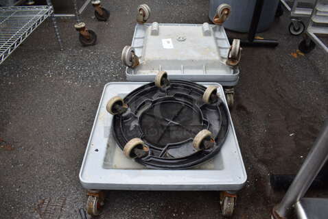 4 Various Poly Caddies; 3 Dish and 1 Trash Can. 4 Times Your Bid!