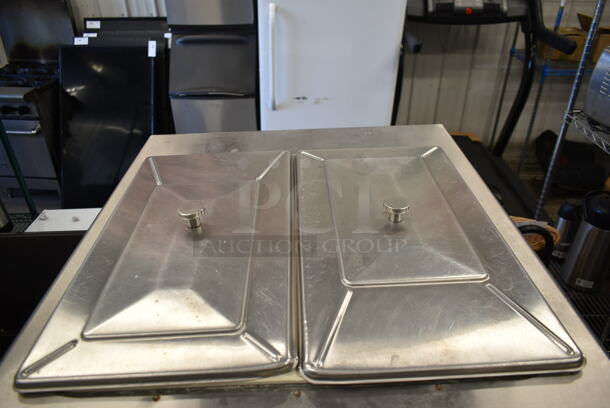 Taylor 339-27 Stainless Steel Commercial Floor Style Air Cooled 2 Flavor w/ Twist Soft Serve Ice Cream Machine on Commercial Casters. 208-230 Volts, 1 Phase.  - Image 6 of 9
