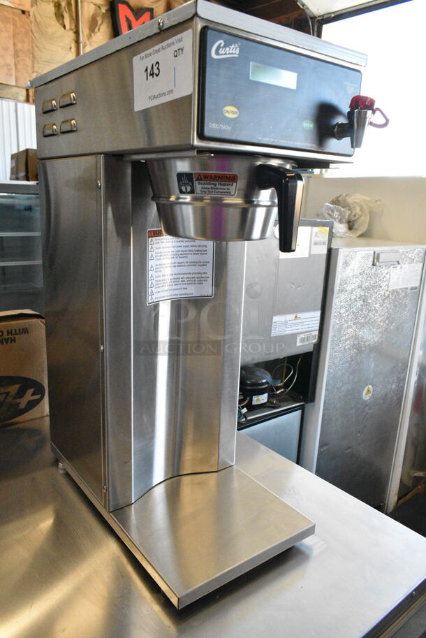 BRAND NEW SCRATCH AND DENT! Curtis D500GT12A000 Stainless Steel Commercial Countertop Coffee Machine w/ Metal Brew Basket. 120 Volts, 1 Phase.  - Image 3 of 7