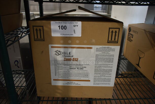 Box of 4 BRAND NEW Noble Chemical Sani-512 Disinfectant Gallons - Image 2 of 6
