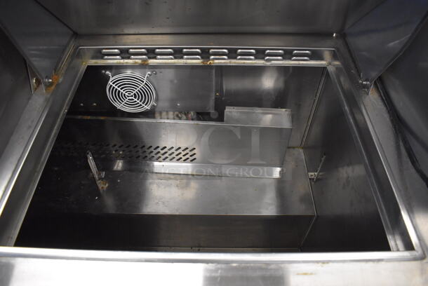 2016 Migali C-SP60-24BT Stainless Steel Commercial Sandwich Salad Prep Table Bain Marie Mega Top on Commercial Casters. 115 Volts, 1 Phase. 60.5x34x47. Tested and Powers On But Temps at 55 Degrees - Image 5 of 9