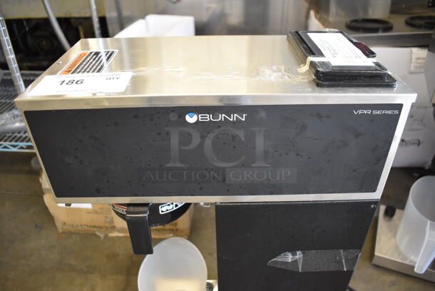 BRAND NEW! 2022 Bunn VPR-APS Stainless Steel Commercial Countertop Coffee Machine w/ Poly Brew Basket and Pitcher. 120 Volts, 1 Phase. 16x8x27. Tested and Working! - Image 4 of 5