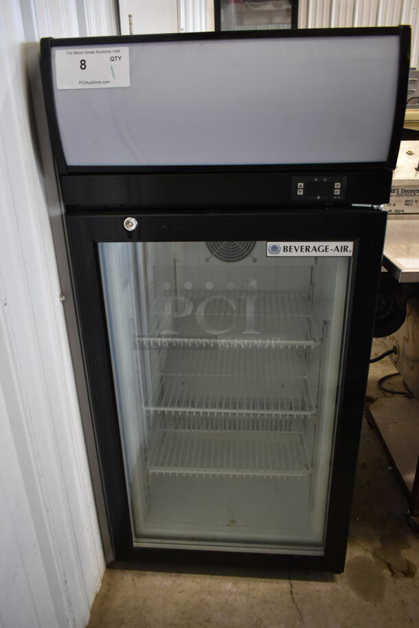 Beverage Air CTF3-1-B Metal Commercial Mini Freezer Merchandiser w/ Poly Coated Racks. 115 Volts, 1 Phase. Tested and Working! - Image 3 of 5