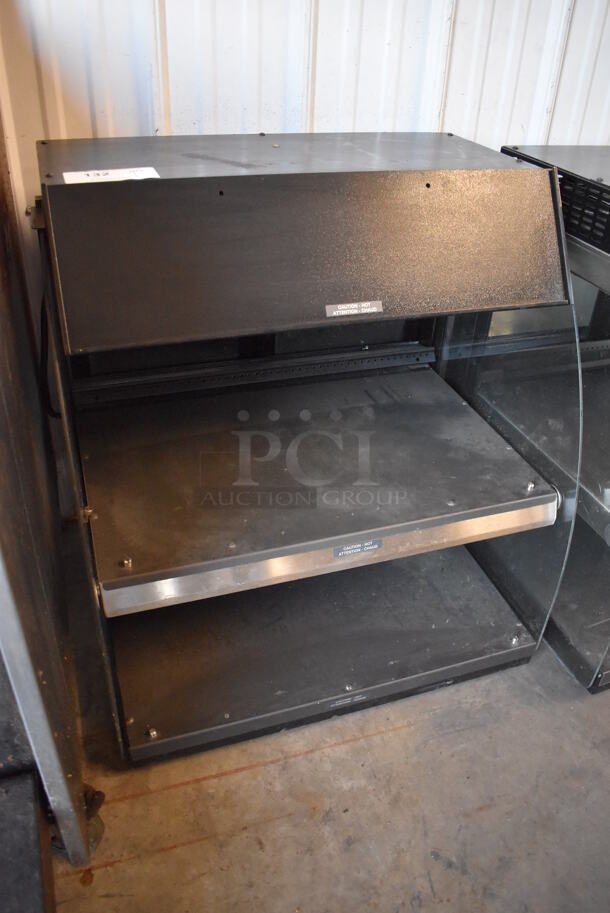 Metal Commercial Countertop Heated 2 Tier Display Case Merchandiser. 26x21x28.5. Cannot Test Due To Plug Style - Image 3 of 5