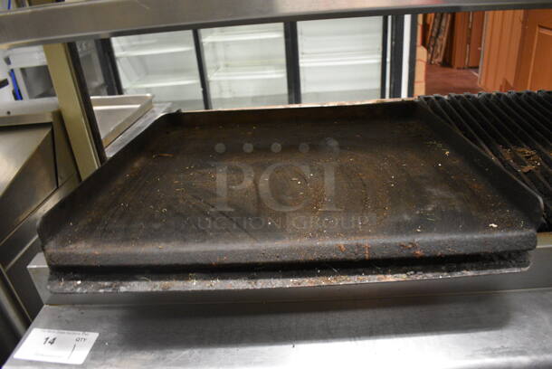 Imperial Stainless Steel Commercial Gas Powered Charbroiler Grill w/ Griddle. 48x32x14 BUYER MUST REMOVE. Item Was in Working Condition on Last Day of Business. (kitchen) - Image 4 of 6