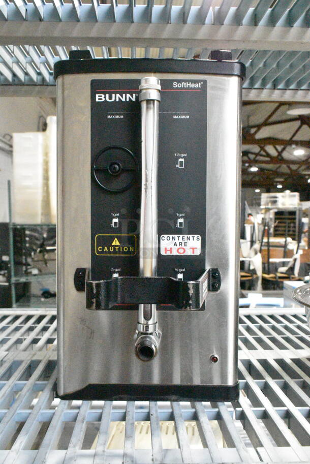 2016 Bunn 2SH STAND Stainless Steel Commercial Countertop Dual Satellite Server Stand w/ 2 Bunn SH SERVER Satellite Servers. 120 Volts, 1 Phase.  - Image 5 of 12