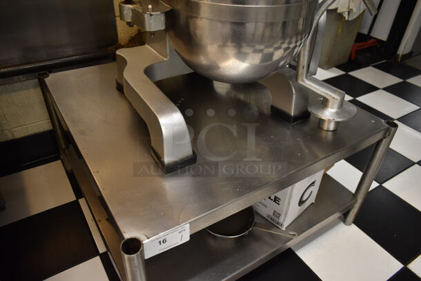 Stainless Steel Commercial Equipment Stand w/ Under Shelf. (kitchen) - Image 3 of 5