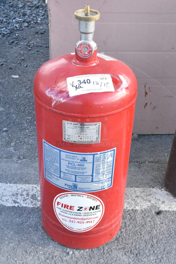 2 Fire Suppression Tanks. 2 Times Your Bid! Buyer Must Pick Up - We Will Not Ship This Item. - Image 2 of 6