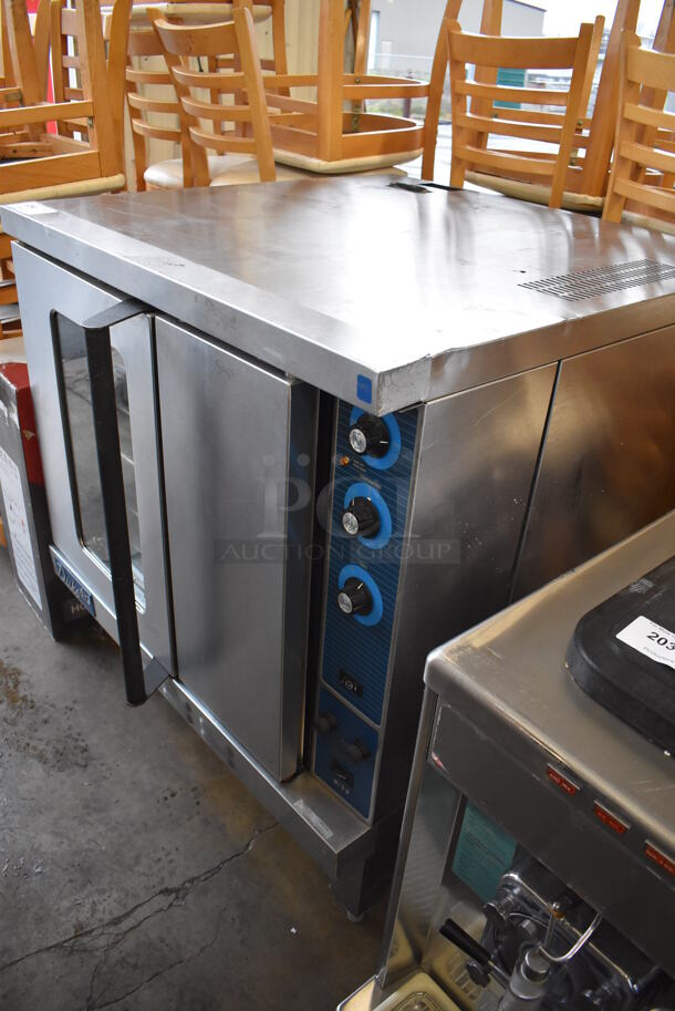 Duke 611-32V Stainless Steel Commercial Electric Powered Full Size Convection Oven w/ View Through Door, Solid Door, Metal Oven Racks and Thermostatic Controls. 38x42x39.5 - Image 5 of 8