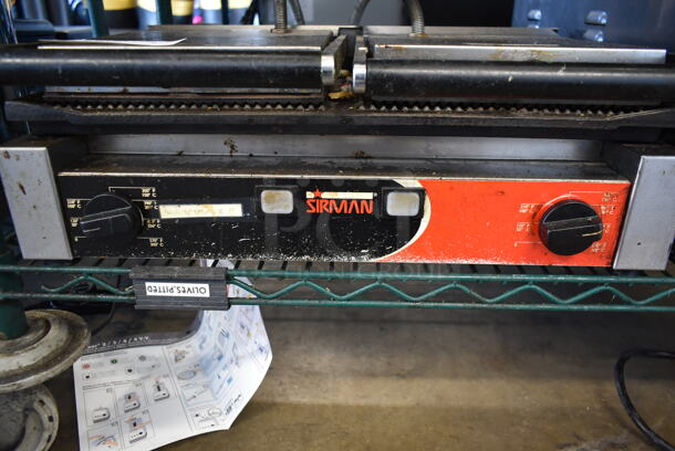 Sirman Stainless Steel Commercial Countertop Electric Powered Double Panini Press. 230 Volts. - Image 3 of 7