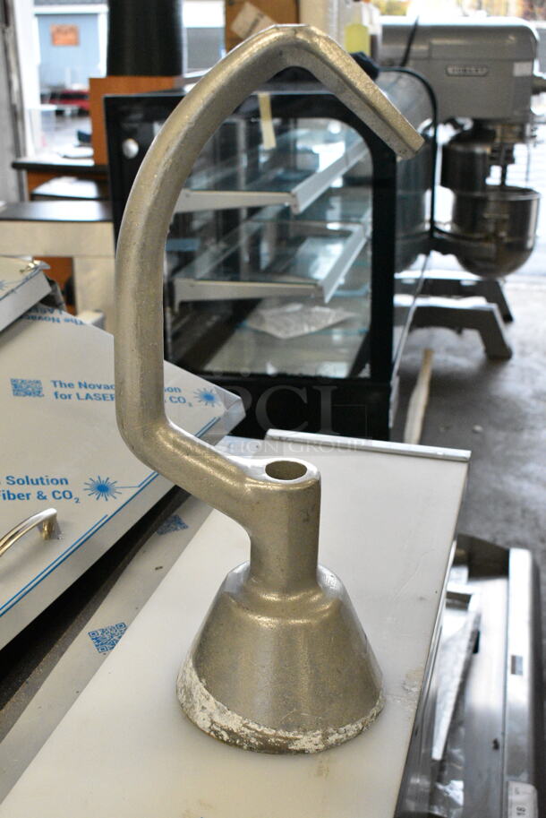 4 Metal Mixer Attachments Including Hobart VMLH40B 40 Quart Paddle, Hobart HL20B 20 Quart Whisk, Whisk, Dough Hook. 4 Times Your Bid!  - Image 2 of 8