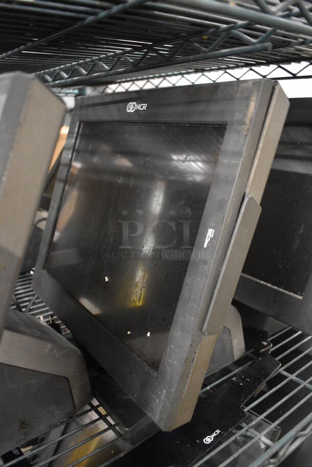 3 NCR 15" POS Monitors w/ Credit Card Strip Reader. 3 Times Your Bid! - Image 3 of 4