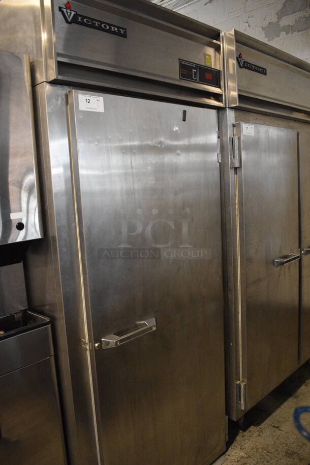 Victory RISA-1D-S7 Stainless Steel Commercial Single Door Roll In Rack Cooler. 115 Volts, 1 Phase. 36x34x84. Tested and Powers On But Does Not Get Cold - Image 3 of 8