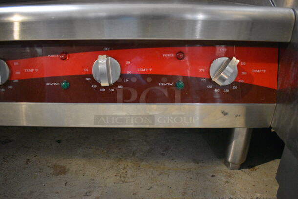 Avantco Model 177EG30N Stainless Steel Commercial Countertop Electric Powered Flat Top Griddle. 208/240 Volts. 30x21x14 - Image 2 of 7