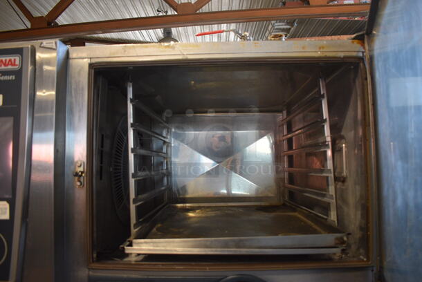 2 Rational Stainless Steel Commercial Combitherm Self Cooking Center Convection Ovens on Commercial Casters. Top Model: SCC WE 62. Bottom Model: SCC WE 102. 480 Volts, 3 Phase. 42x40x66. 2 Times Your Bid! - Image 5 of 7