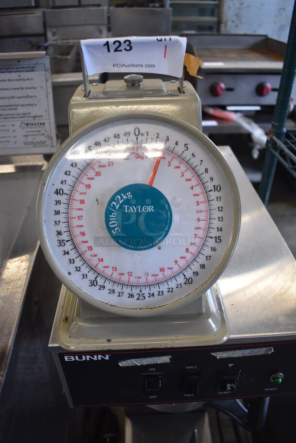 Taylor Metal Countertop Food Portioning Scale. 