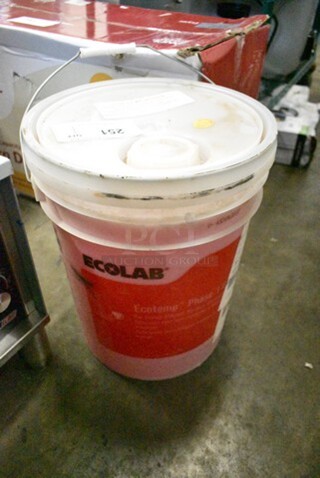 BRAND NEW SCRATCH AND DENT! Ecolab UN1824 Ecotemp Phase 1 D Machine Warewashing Bucket. 