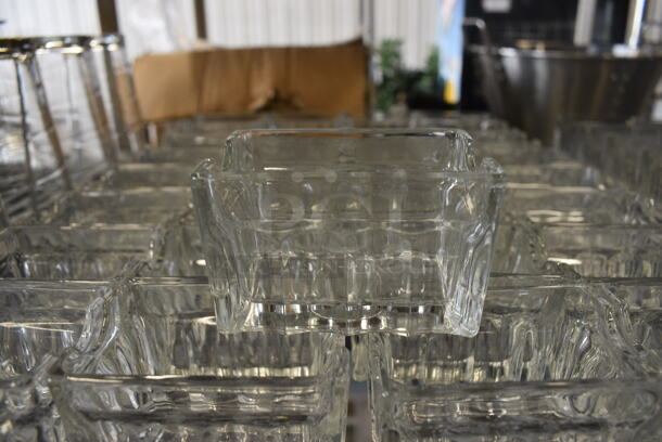 35 Glass Sugar Caddies. 3.5x2.5x2. 35 Times Your Bid!