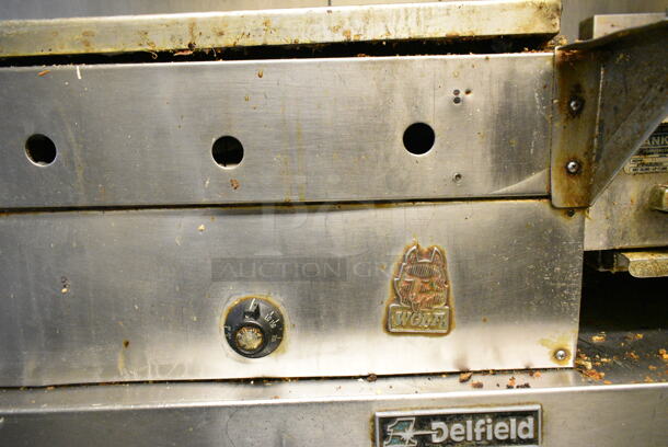 Wolf Stainless Steel Commercial Countertop Natural Gas Powered Flat Top Griddle. This Unit Was In Working Condition When the Restaurant Closed. (kitchen) - Image 4 of 6